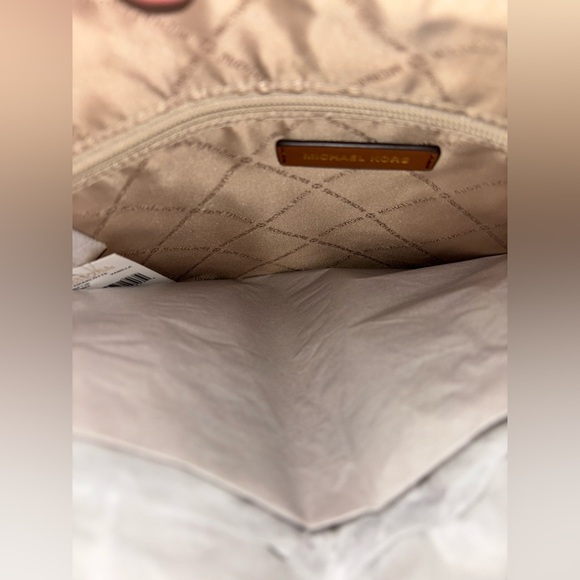 NWT Charlotte Large Logo and Leather Top-Zip Tote Bag - Picture 6 of 11